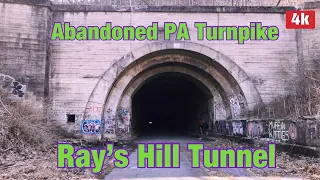 Abandoned PA Turnpike Bike Trail: Ray’s Hill Tunnel 4K