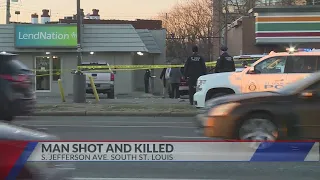 Man shot and killed Monday afternoon in south St. Louis