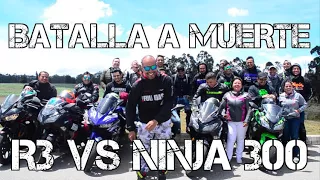 R3 VS NINJA 300 | BATALLA A MUERTE #FULLGASS