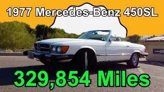 330,000 Mile 1977 Mercedes 450SL (R107) High Mileage Review