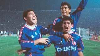 U. DE CHILE 2-2 River (ARG). Semifinal, Ida, Copa Libertadores 1996