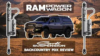 @thecarlisuspension Backcountry @FOXFACTORY  2.0 Reservoir Review - 2020 Ram Power Wagon