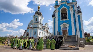 Первый престольный праздник в Богородичном после разрухи и запустения 18.7.23 г.