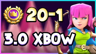 20 Wins in the Royal Tournament with 3.0 Xbow — Clash Royale