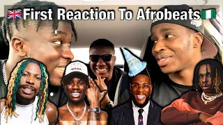 MY BRITISH FRIENDS GET THEIR FIRST REACTION TO AFROBEATS (New School) ft. Rema, Asake, Fireboy +..