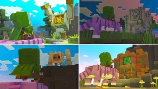 Minecraft Legends - ALL Legendary Mobs (Firsts Golems) [Locations & Showcase]