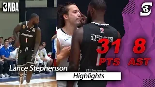Lance Stephenson 31 points 8 assists 7 rebounds China Highlights
