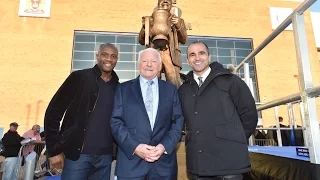 DW STATUE: Dave Whelan gives us his thoughts after unveiling his statue at the DW Stadium