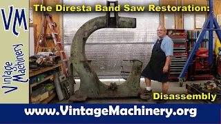 The Jimmy Diresta Band Saw Restoration, Part 1: Disassembly