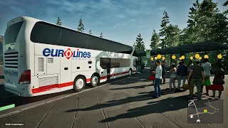 Fernbus Simultor  -  Gameplay    /  route :  Bern - Genf - Grenoble  - Nice