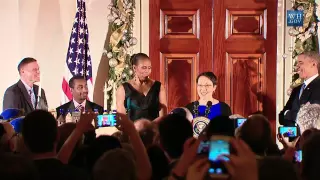 Rabbi Buchdahl at the White House Chanukah Party, Wednesday, December 17, 2014