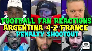 FOOTBALL FANS REACTION TO ARGENTINA vs FRANCE PENALTIES | FANS CHANNEL