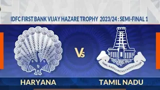 Haryana vs Tamil Nadu Semi Final 1 match highlights Vijay Hazare Trophy 2023-24..!!