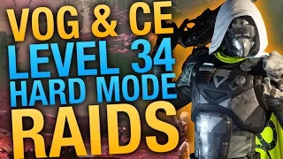 Level 34 Hard Mode Raids? - Vault of Glass & Crota's End Level 34 Raid