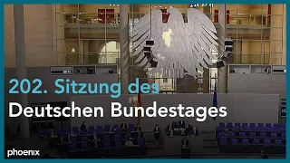 202. Sitzung des Deutschen Bundestages