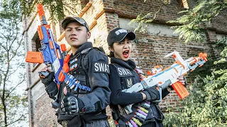 LTT Game Nerf War : Warriors SEAL X Nerf Guns Fight Inhuman Black Transaction Crime