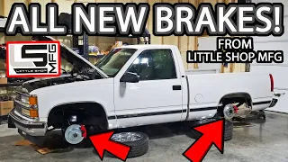 OBS Silverado Brake Upgrade from Little Shop Mfg. How To with Rear Disc Conversion