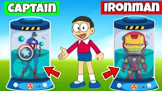 Shinchan And Nobita Open Superhero Ironman Tycoon 😱😱 | Funny Game |