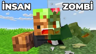 Minecraft ama ZOMBİYE DÖNÜŞÜYORUM