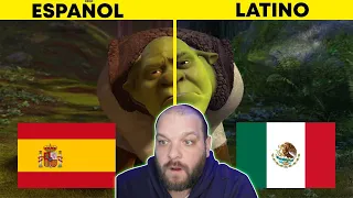 SHREK 2 Español Latino vs Español Castellano | Comparación Doblaje | reacción desde ESPAÑA