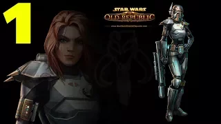 Star Wars: The Old Republic - No Commentary - Bounty Hunter Mercenary Lightside Walkthrough - Part 1