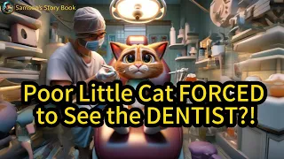 Poor Little Cat FORCED to See the DENTIST?!