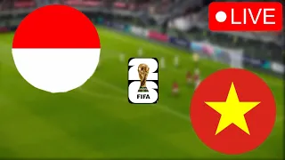 🔴Indonesia vs Vietnam Langsung Kualifikasi Piala Dunia 2026 Match Day Video Game Simulation