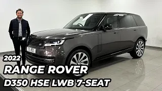 2022 Range Rover 3.0 D350 HSE LWB 7-Seat (VAT Q)