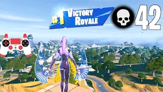 42 Elimination Solo Squads Gameplay "Build" Wins (Fortnite Chapter 4 Season 2)