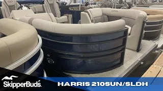 2022 Harris 210 Sunliner SLDH Pontoon Boat Tour SkipperBud's