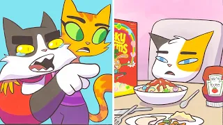 NEW Funny Cat Family Comic Litterbox Comics #37 | Webcomic Dub | LOL Comics Dub