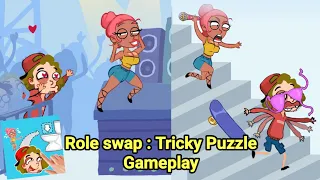 Role Swap : Tricky Puzzle Game All Levels Gameplay