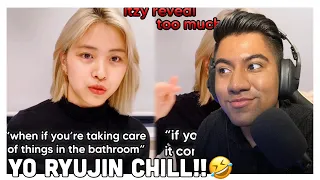 sometimes itzy reveal too much..  (REACTION)