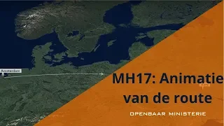 3. MH17 Animatie van de Route