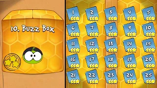 Cut the Rope GOLD - Chapter 10 Buzz Box - All 25 Levels (10-1 to 10-25) 3 Stars Walkthrough