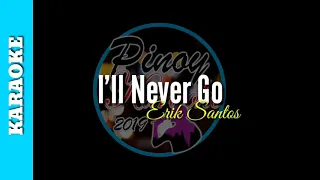 I'll Never Go by Erik Santos ( Karaoke )