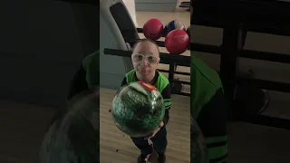 Nick's new bowling ball