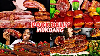 BRAISED PORK BELLY MUKBANG | Melt-in-Your-Mouth | part 3 MUKBANG ASMR Compilation