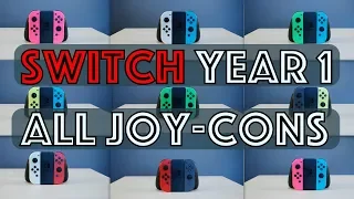 All Switch Joy-Cons from Year 1 (2018)