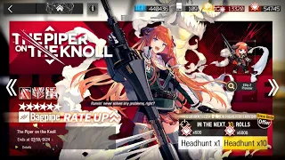 [Arknights] Rolling for Bagpipe on The Piper on the Knoll Banner