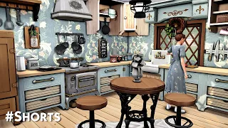 Country Kitchen | The Sims 4 Room Build (NO CC) #Shorts