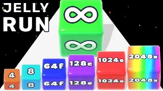 JELLY RUN 2048 - A-Z Big Update, New City, Infinity Mode! IOS,Android