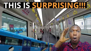 The New Lagos Blue Rail Line | Taking a Train For the First Time in Nigeria