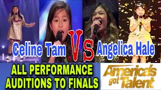 America’s got talent Angelica Hale & Celine Tam all performances from auditions to finals