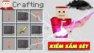 Minecraft Nhưng Đố Ai Chế Được Kiếm Sấm Sét