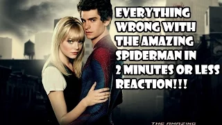 Everything Wrong With The Amazing Spiderman In 2 Minutes Or Less REACTION!!!