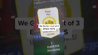 Opening 1 out of 3 90+ EFIGS TOTS Player Pick - FIFA 23