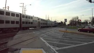 Metra Outbound Express through Arlington Heights, IL