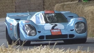 The Beautiful Gulf Porsche 917K from the film 'Le Mans'