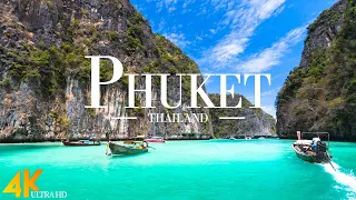 FLYING OVER PHUKET ( 4K UHD ) • Stunning Footage, Scenic Relaxation Film with Calming Music